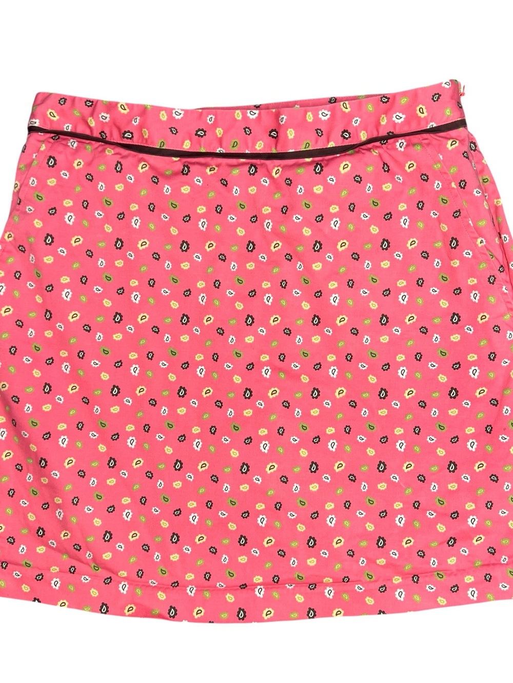 Paisley print A-Line Skort